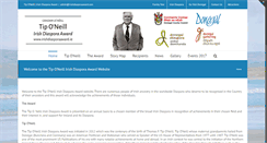 Desktop Screenshot of irishdiasporaaward.com